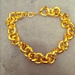 J.crew chunky gold necklace